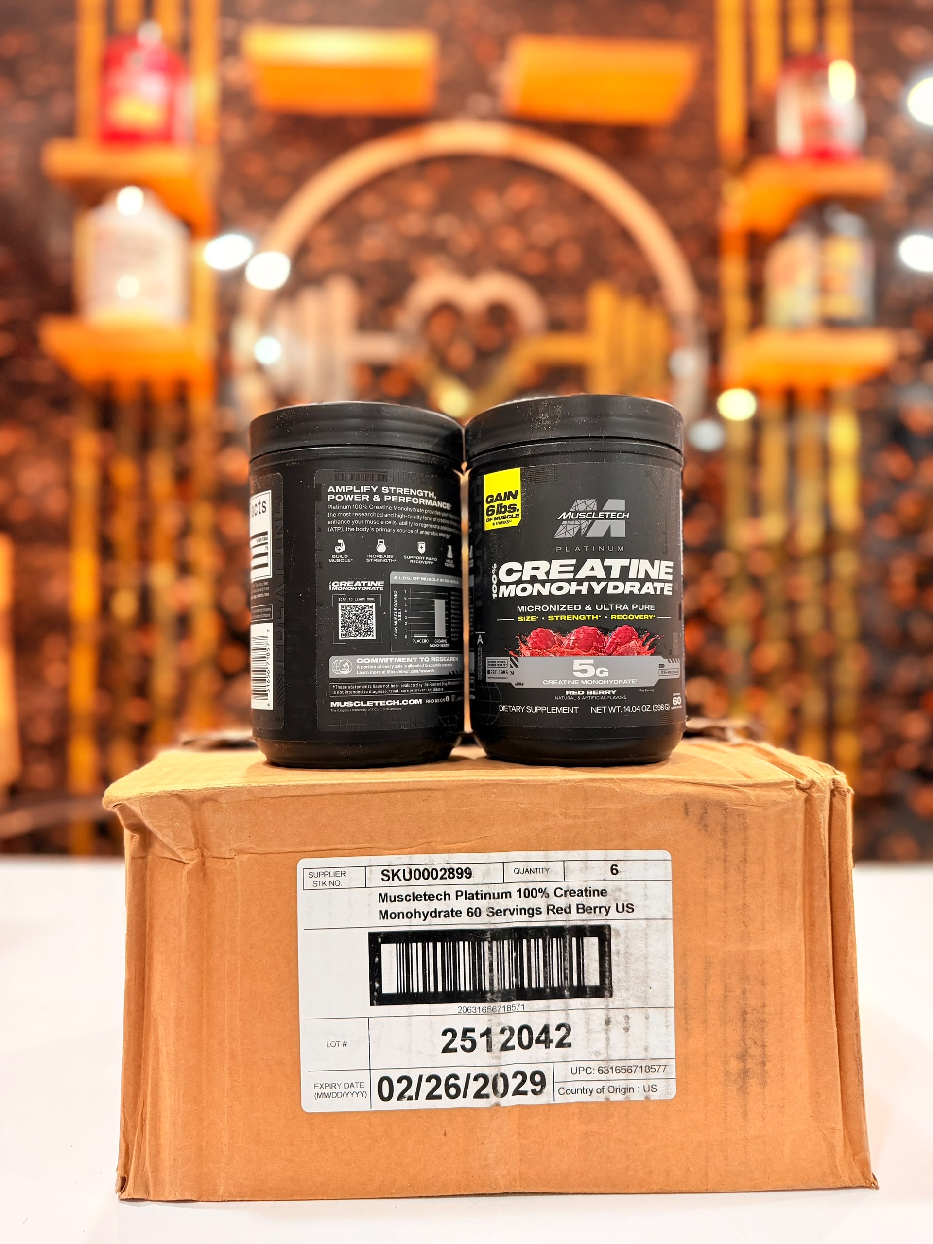 cad751b5-d5d3-42e8-a036-763b7c630252 کراتین 398 گرم طعم توت قرمز ماسل تچ - تصویر 1